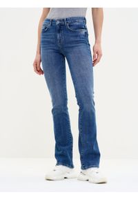 Big-Star - Spodnie jeans damskie Adela Bootcut 386. Kolor: niebieski. Długość: długie. Styl: klasyczny, elegancki #1