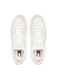 Tommy Jeans Sneakersy Tjw Retro Basket Sneaker EN0EN02818 Écru. Materiał: skóra #3