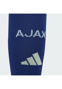 Adidas - Getry Ajax Amsterdam 25/26 Away. Kolor: niebieski. Sport: piłka nożna