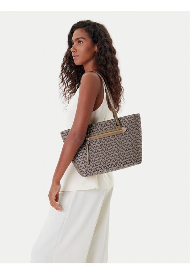 DKNY Torebka Bryant R43AFE20 Brązowy. Kolor: brązowy. Materiał: skórzane