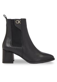 Calvin Klein Botki Almond Chelsea Boot W/Hw 55 HW0HW01814 Czarny. Kolor: czarny. Materiał: skóra #1