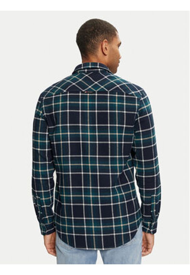 Tommy Jeans Koszula DM0DM19651 Zielony Regular Fit. Kolor: zielony. Materiał: bawełna