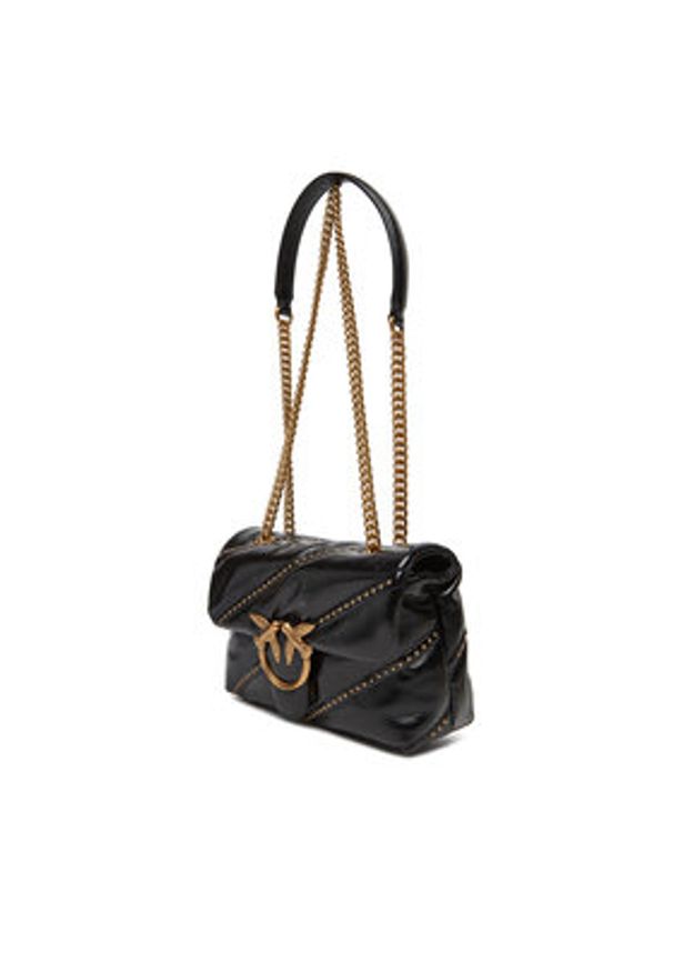 Pinko - PINKO Torebka Love Puff Mini CL PE 25 PLTT 100039 A26T Czarny. Kolor: czarny. Materiał: skórzane