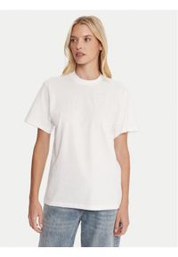 Hugo - HUGO T-Shirt Vintage 50550901 Biały Relaxed Fit. Kolor: biały. Materiał: bawełna. Styl: vintage