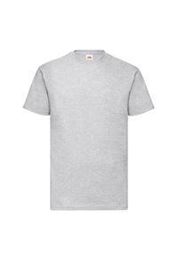 FRUIT OF THE LOOM - Koszulka Unisex Dla Dorosłych Valueweight. Kolor: szary