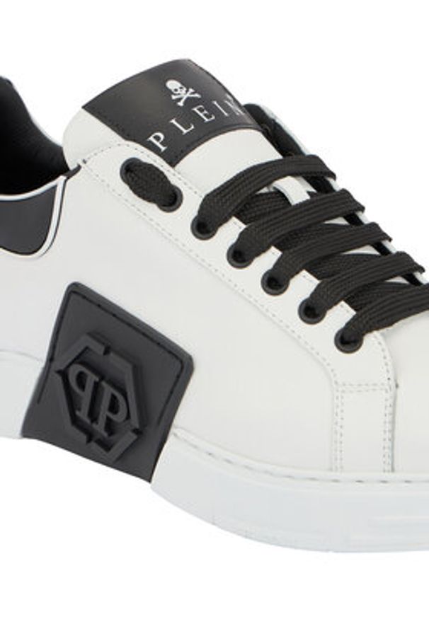 Philipp Plein - PHILIPP PLEIN Sneakersy SAFS USC0904 PLE005N Biały. Kolor: biały. Materiał: skóra