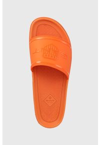 GANT - Gant klapki Beachrock męskie kolor pomarańczowy 26609887.G490. Kolor: pomarańczowy. Materiał: tworzywo sztuczne, materiał, guma. Wzór: gładki #3