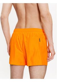 Calvin Klein Swimwear Szorty kąpielowe KM0KM00801 Pomarańczowy Regular Fit. Kolor: pomarańczowy. Materiał: syntetyk #3
