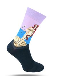 His Story - Tematyczne Skarpetki Bawełniane - Rzeźba Wenus. Kolor: wielokolorowy. Materiał: elastan, bawełna, poliamid #1