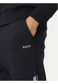 BOSS Dres 50533738 Granatowy Regular Fit. Kolor: niebieski. Materiał: bawełna #3