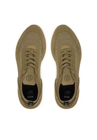 BOSS Sneakersy Motion 50562620 Beżowy. Kolor: beżowy. Materiał: materiał #2