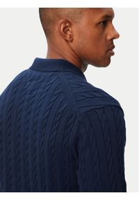 TOMMY HILFIGER - Tommy Hilfiger Sweter Classic MW0MW41955 Granatowy Regular Fit. Kolor: niebieski. Materiał: bawełna #3