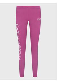 EA7 Emporio Armani Legginsy 8NTP63 TJ01Z 1443 Różowy Slim Fit. Kolor: różowy. Materiał: bawełna #2