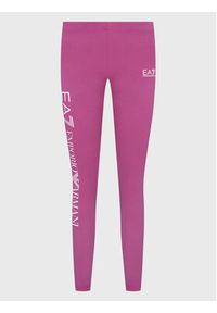 EA7 Emporio Armani Legginsy 8NTP63 TJ01Z 1443 Różowy Slim Fit. Kolor: różowy. Materiał: bawełna