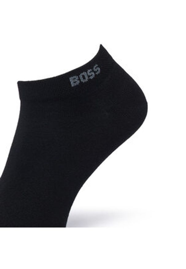 BOSS Skarpety krótkie 50538188 Czarny. Kolor: czarny. Materiał: wiskoza