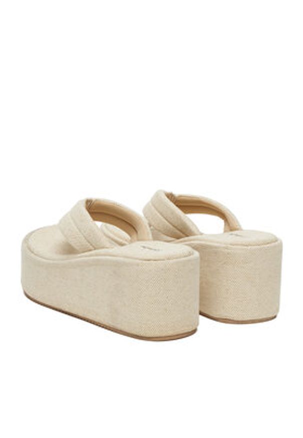 DeeZee Japonki CT0718-1 Beżowy. Kolor: beżowy. Materiał: materiał