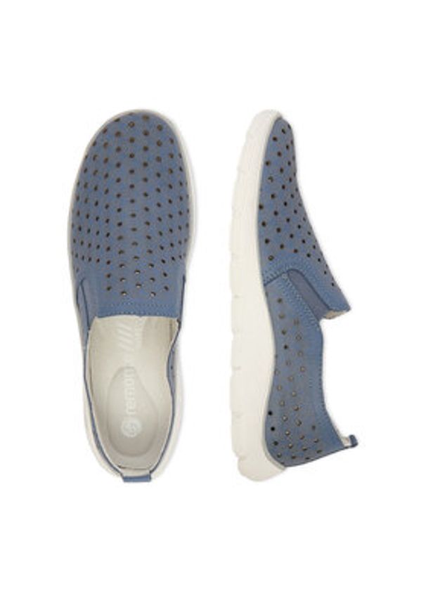 Remonte Półbuty CEO-D3G04-14 Niebieski. Kolor: niebieski. Materiał: skóra