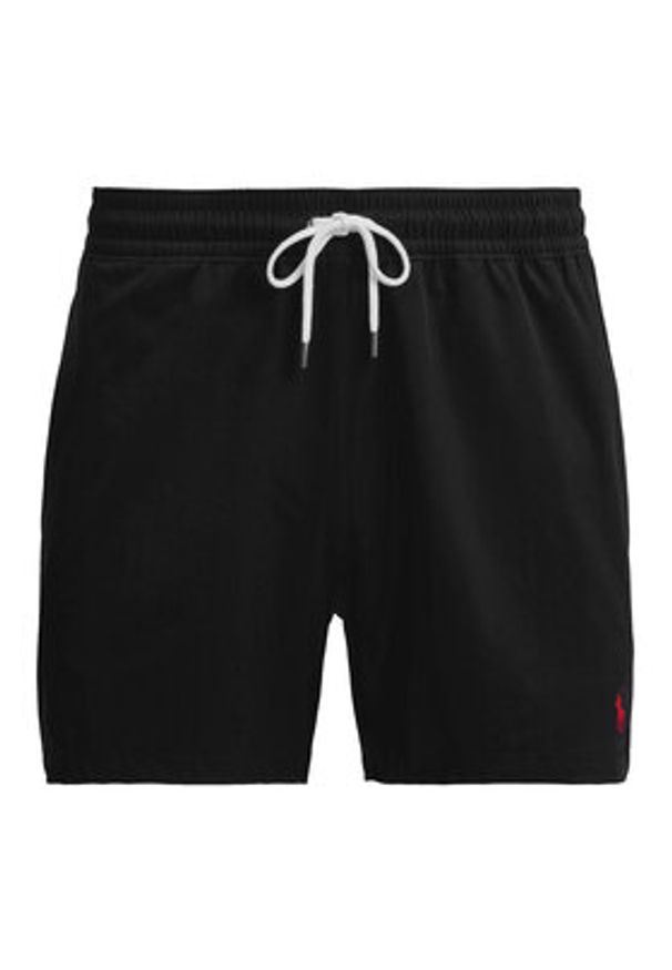 Polo Ralph Lauren Szorty kąpielowe 710B16721010 Czarny Slim Fit. Kolor: czarny. Materiał: syntetyk