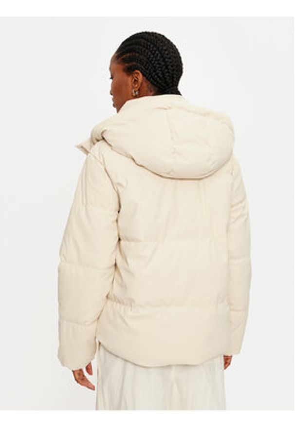 Vero Moda Kurtka zimowa Greta Kylie 10311315 Beżowy Regular Fit. Kolor: beżowy. Materiał: skóra. Sezon: zima