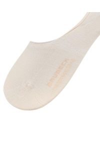 Skarpetki stopki unisex Brubeck Merino Wool. Kolor: biały. Materiał: elastan, poliamid. Sport: turystyka piesza