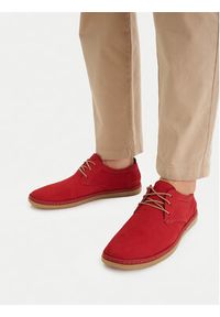 Nautica Półbuty CEO-VITO-04N MB Czerwony. Kolor: czerwony. Materiał: nubuk, skóra #8