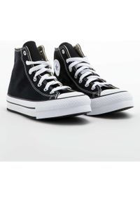Buty na deskorolkę uniseks Converse Chuck Taylor All Star. Kolor: czarny. Materiał: materiał. Obcas: na platformie. Model: Converse All Star. Sport: skateboard