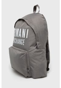 Armani Exchange - Plecak. Kolor: zielony. Materiał: poliester, materiał. Wzór: nadruk #5
