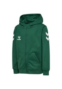 Dziecięca bluza z kapturem zapinana na zamek Hummel 2.0 Chevron. Typ kołnierza: kaptur. Kolor: zielony #1