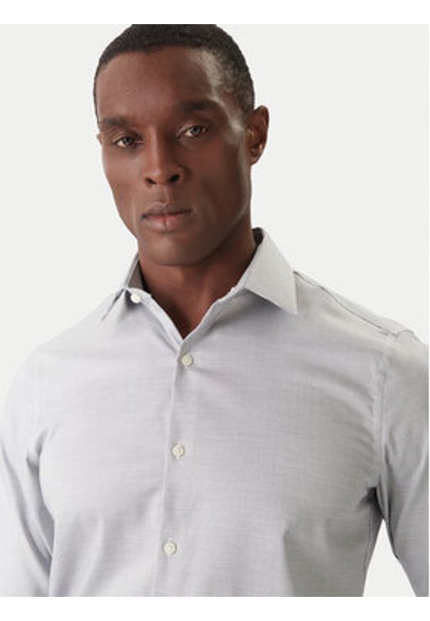 Calvin Klein Koszula LV019EU057 Niebieski Slim Fit. Kolor: niebieski. Materiał: bawełna