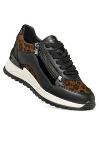Geox Sneakersy D Desya D6600A 08521 C9BM6 Czarny. Kolor: czarny. Materiał: skóra #5