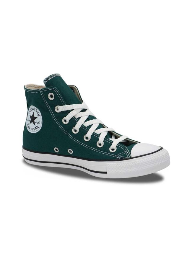 Tenisówki Converse Model Chuck Taylor All Star Seasonal. Kolor: zielony. Materiał: tkanina