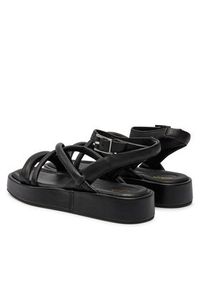 Clarks Sandały Alda Cross 26176254 Czarny. Kolor: czarny. Materiał: skóra #5