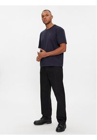 Calvin Klein T-Shirt K10K112749 Granatowy Comfort Fit. Kolor: niebieski. Materiał: bawełna