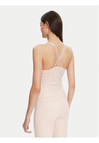 Guess Top V5YP11 MC03W Różowy Slim Fit. Kolor: różowy. Materiał: syntetyk #5