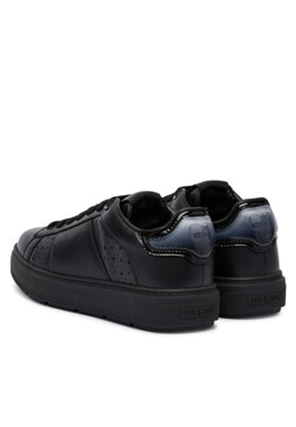 Love Moschino - LOVE MOSCHINO Sneakersy JA15194G1OIAA00A Czarny. Kolor: czarny. Materiał: skóra