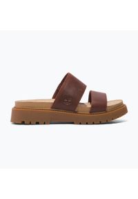 Klapki damskie Timberland Clairemont Way. Kolor: brązowy