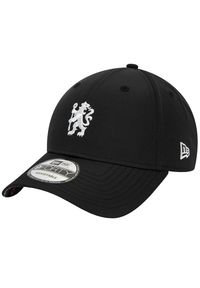New Era - Czapka z daszkiem męska 9FORTY Chelsea FC Lion Crest Floral All Over Print Cap. Kolor: czarny. Wzór: nadruk