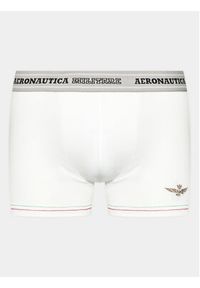 Aeronautica Militare Komplet 2 par bokserek AM1UBX003 Biały. Kolor: biały. Materiał: bawełna
