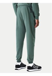 EA7 Emporio Armani Spodnie dresowe 8NPP66 PJVRZ U7260 Zielony Regular Fit. Kolor: zielony. Materiał: bawełna #4