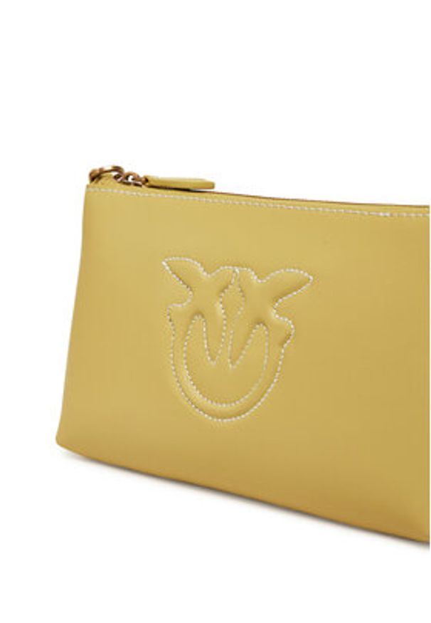 Pinko - PINKO Torebka Flat Horizontal Mini PE 25 PCPL 104277 A2AN Zielony. Kolor: zielony. Materiał: skórzane