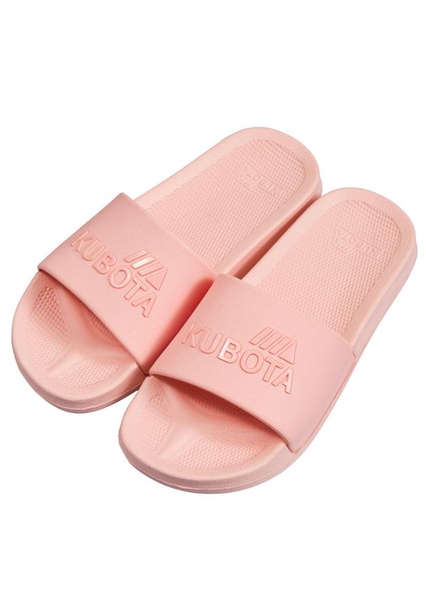 Klapki Damskie Basenowe Kubota Basic Plain Różowe. Kolor: różowy. Styl: sportowy