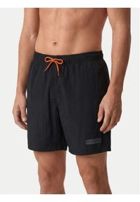 Napapijri Szorty kąpielowe V-Box Logo 1 NP0A4HAX Czarny Regular Fit. Kolor: czarny. Materiał: syntetyk #1