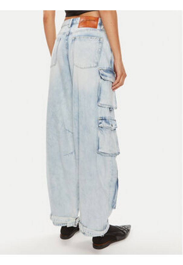 One Teaspoon Jeansy Epic 26245 Niebieski Cargo Fit. Kolor: niebieski