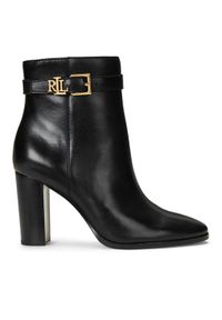 Lauren Ralph Lauren - LAUREN RALPH LAUREN Botki 802937808001 Czarny. Kolor: czarny. Materiał: skóra #1
