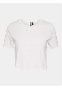 Pieces T-Shirt Sara 17146319 Biały Oversize. Kolor: biały. Materiał: bawełna