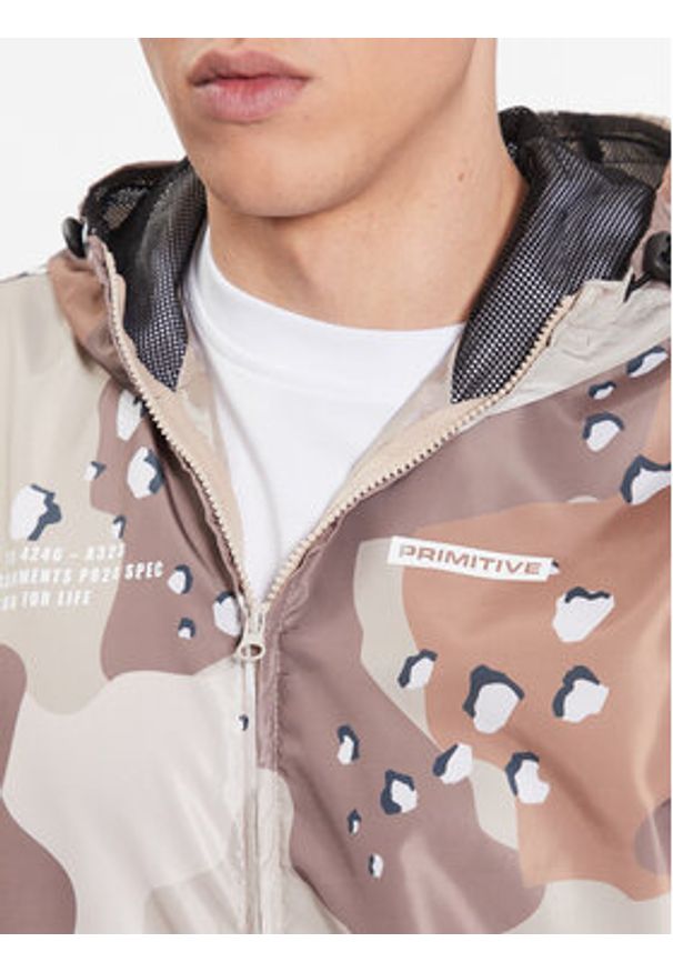Primitive Parka Alert PA123103 Khaki Regular Fit. Kolor: brązowy. Materiał: syntetyk