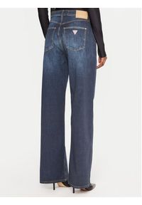 Guess Jeansy W5YA1A D0213 Granatowy Wide Leg. Kolor: niebieski