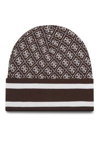 Guess Czapka W4BZ21 Z3JD2 Brązowy. Kolor: brązowy. Materiał: poliester, materiał