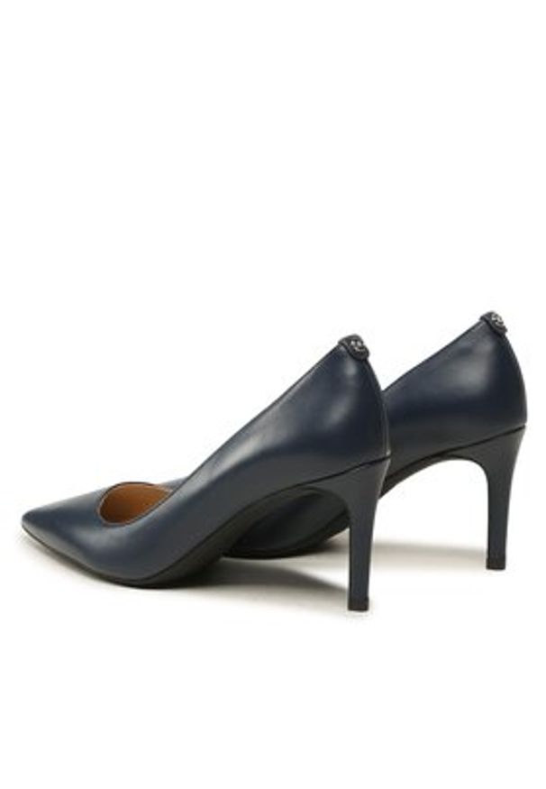MICHAEL Michael Kors Szpilki Slina Flex Pump 40F2HNMP2L Granatowy. Kolor: niebieski. Materiał: skóra. Obcas: na szpilce