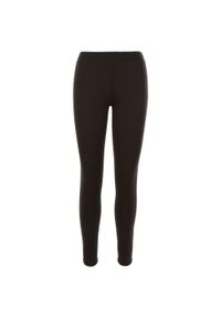 TRESPASS - Legginsy Damskie Polar Toriel. Kolor: czarny. Materiał: polar. Sport: turystyka piesza